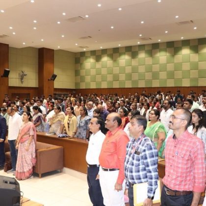 PRINCIPAL DR ALPESH SHAH  ATTENDED SEMINAR ON RASHTRA JAGRAN , MAHILA AND YUVA BODH  BY ADVOCATE SUBUHI KAHN ON 15TH JULY 2025 AT SHRI GOVINDF GURU UNIVERSITY GODHRA