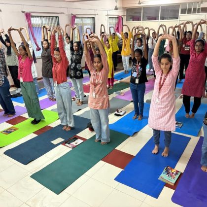 Fairness talk and yoga session on National sports day #NSD2025