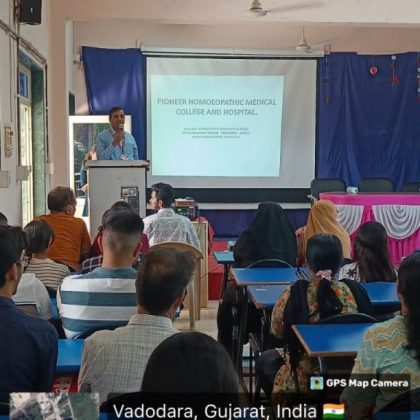 ORIENTATION/ FOUNDATION PROGRAMME OF 1ST BHMS CONDUCTED AT PIONEER HOMOEOAPTHIC MEDICAL COLLEGE AND HOSPITAL