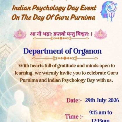 Indian Psychology Day & Guru Purnima Celebration